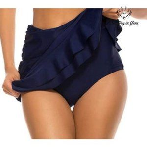 Tournesol High Waist Ruched Bikini Bottom Swimsuit